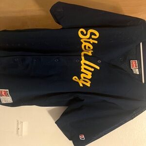 Sterling Navy Baseball Jersey